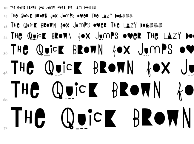 Buen Dia font waterfall